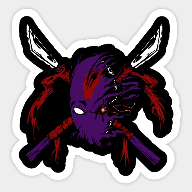 Cybernetic Carnage Sticker by TwistMedia